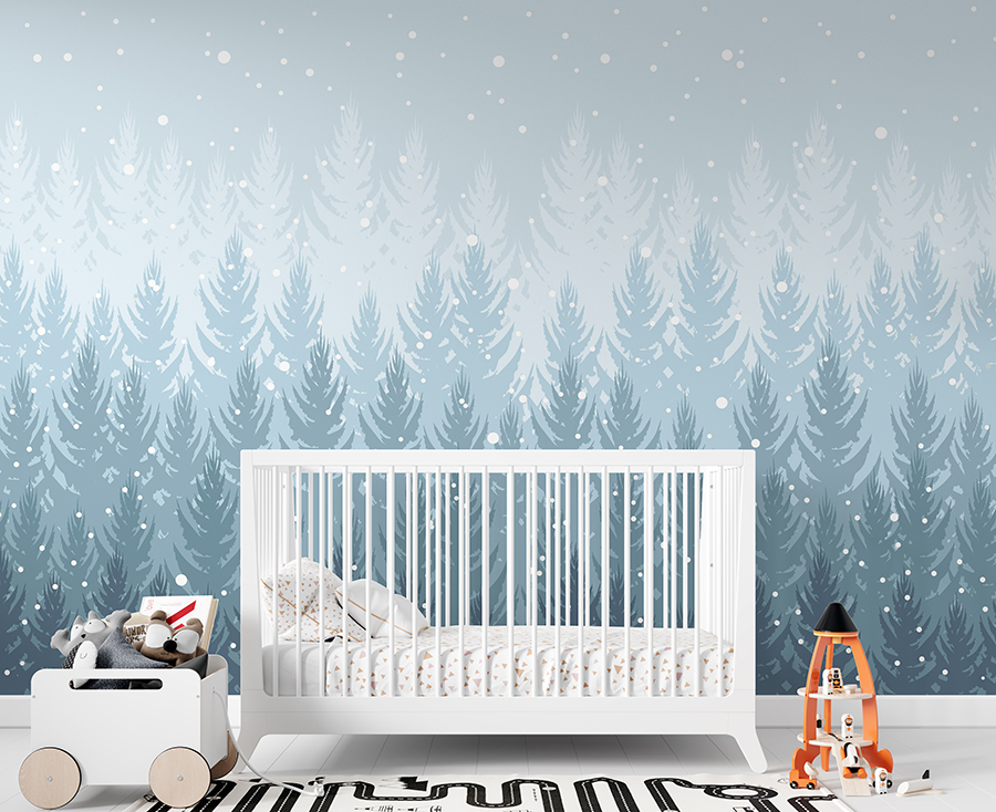 Winter Forest Self-Adhesive Wallpaper