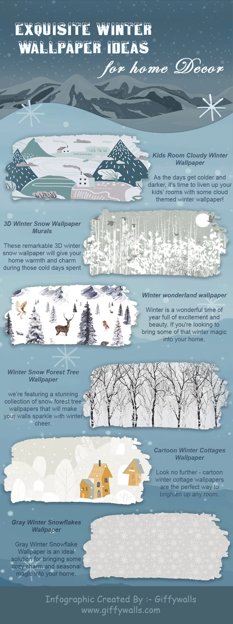 Winter Wallpaper Infographic