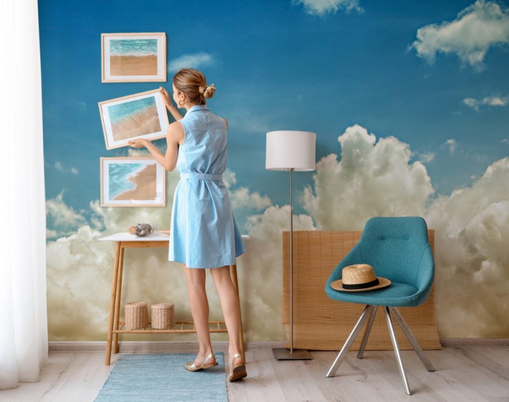 Light Blue Sky Wallpaper Murals