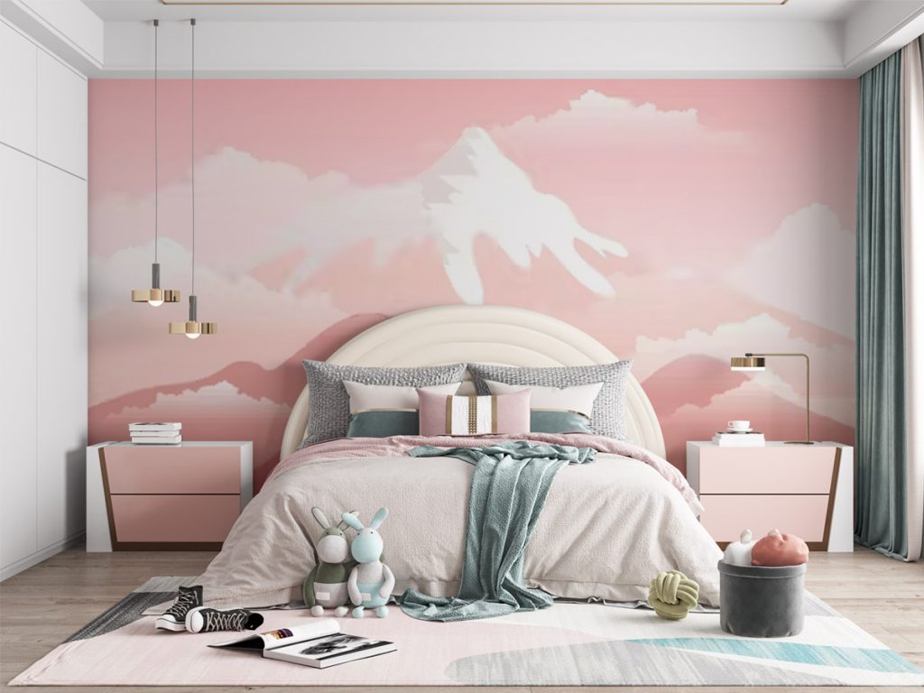 Pink Mountain Wallpaper