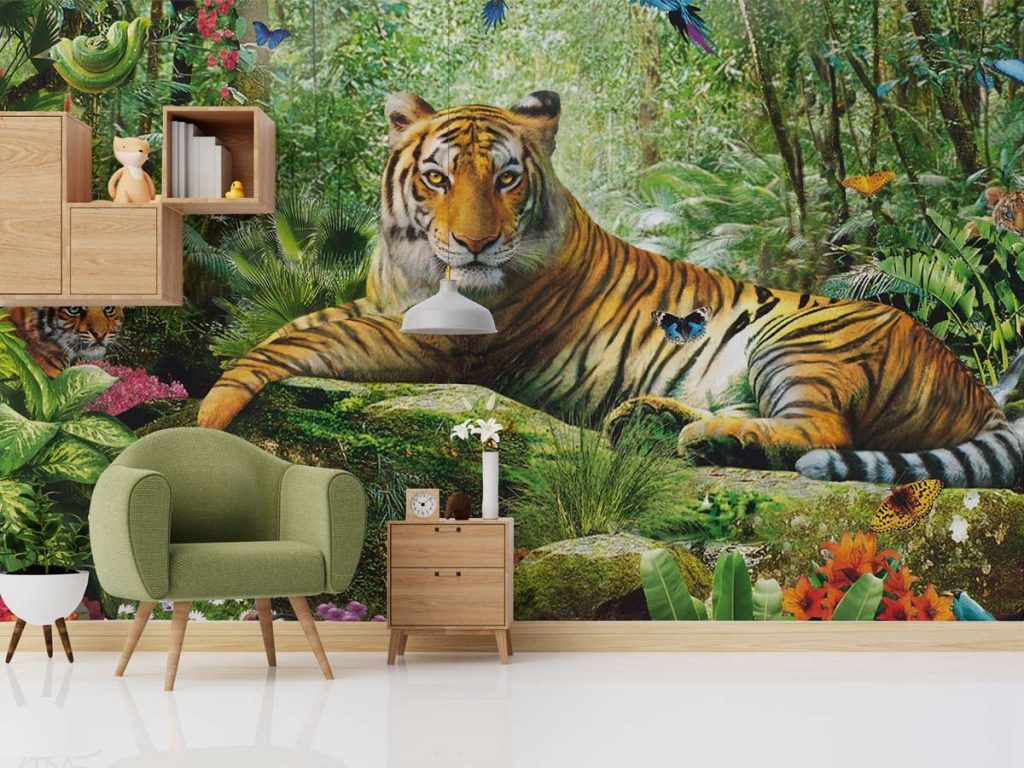 Royal View of Jungle Wallpaper