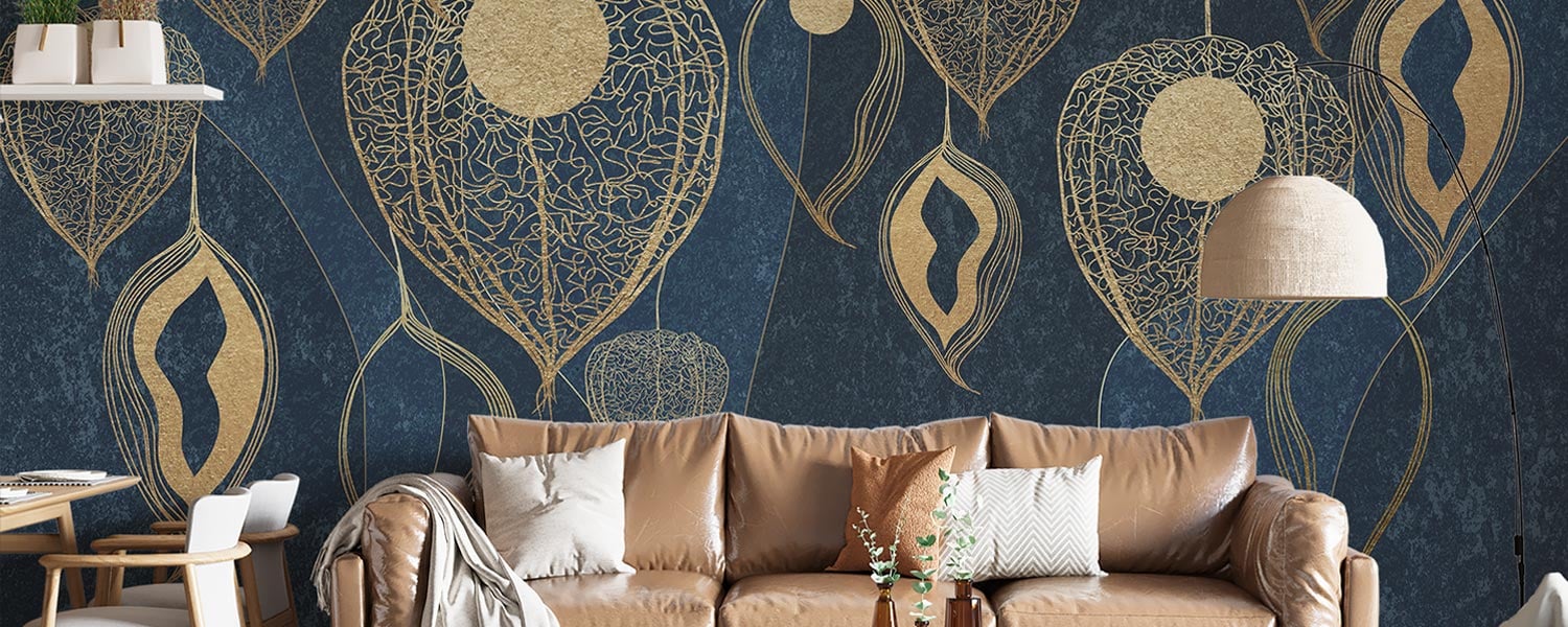 Art of Nature Leaves Wallpaper Inspiration for Interior Designers