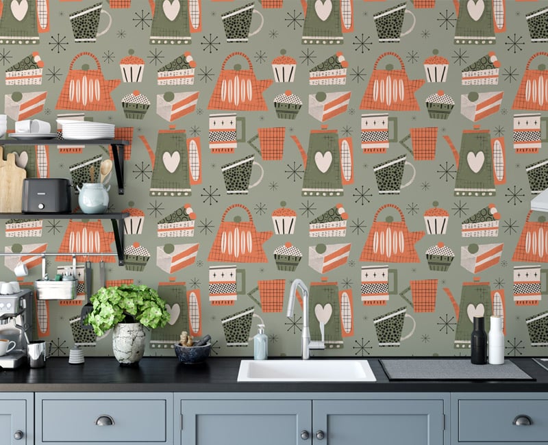Cozy Kitchenware wallpaper