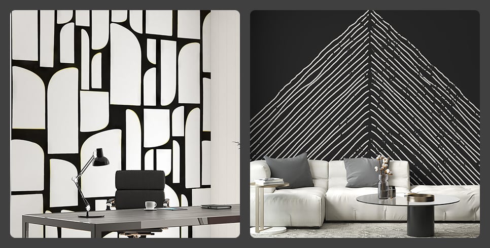 Abstract and Geometric Wallpaper Trends