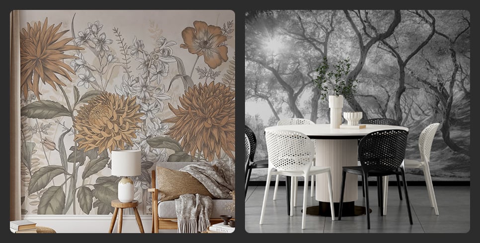 Botanical and Forest Wallpaper Trends