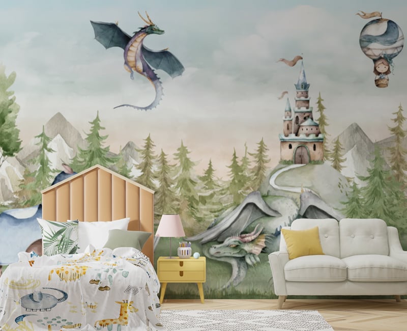 Magical Kingdom Kids Room Wall Mural