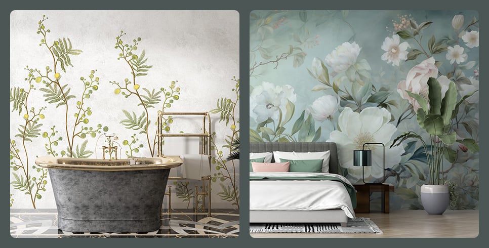 Chinoiserie and Floral Wallpaper Trends