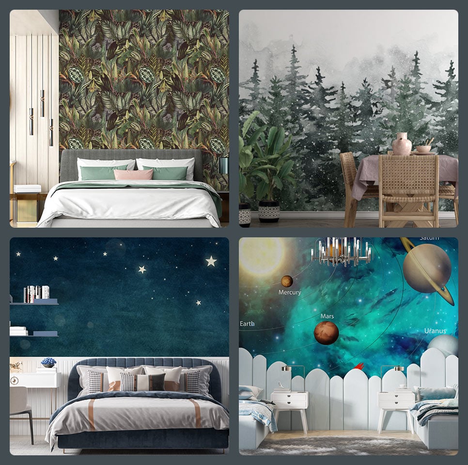 Spaces, Leaves and Tree Pattern wallpaper Trends
