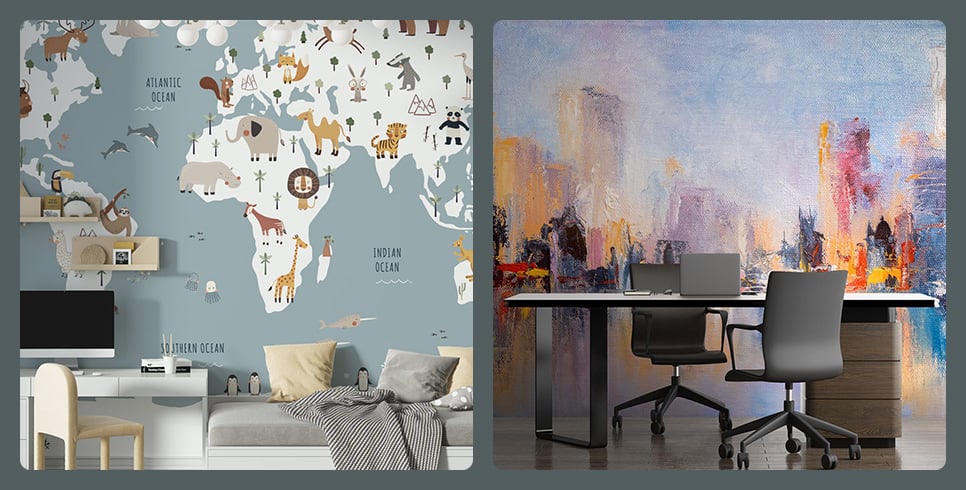 World Map and City Wallpaper Trends