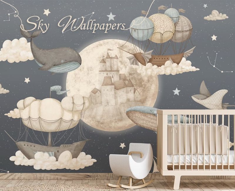 10 Trending Sky Wallpaper and Mural Ideas