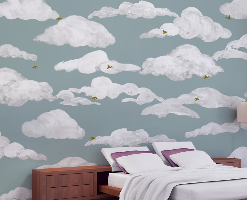 Serene Sky Wall Mural